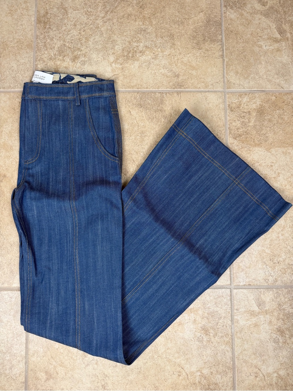 Derek Lam 10 Crosby High Waist Flare Jeans